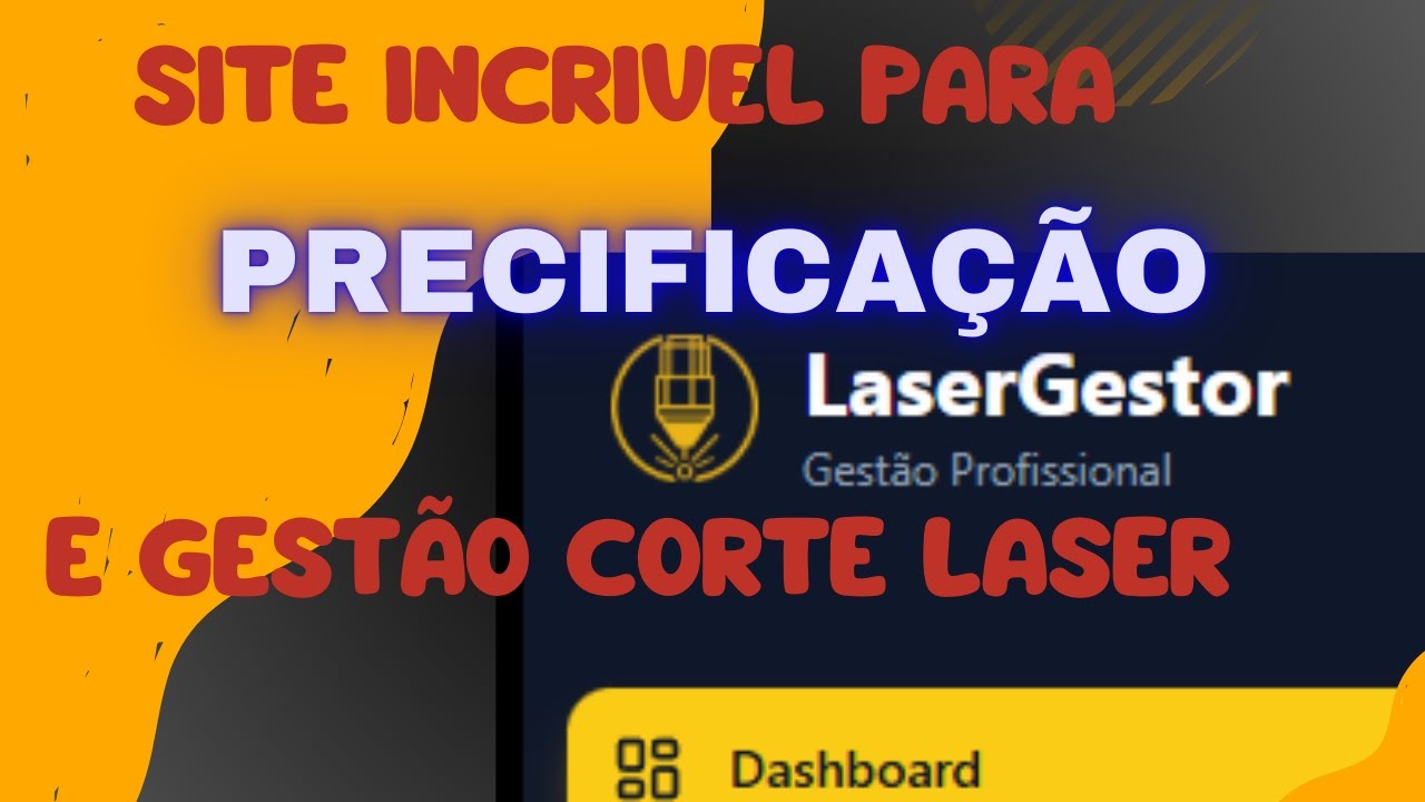 Site Incrível para Precificação e Gestão no Corte a Laser | Organização e Lucro