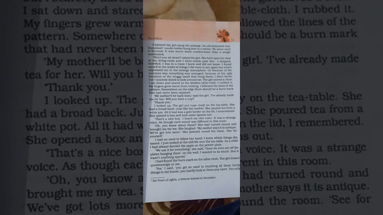 CLASS 11 ENGLISH SNAPSHORTS CHAPTER 2 THE ADDRESS BY KASHIF ASDANI