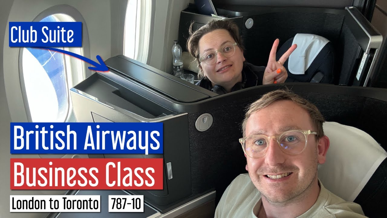Полет в бизнес-классе Club Suite | British Airways Business Class 787-10 в Торонто