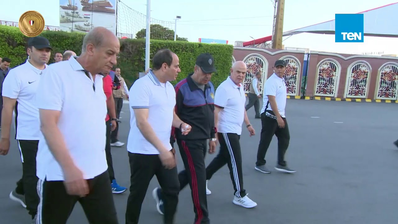 فعاليات زيارة الرئيس السيسي التفقدية للكلية الحربية