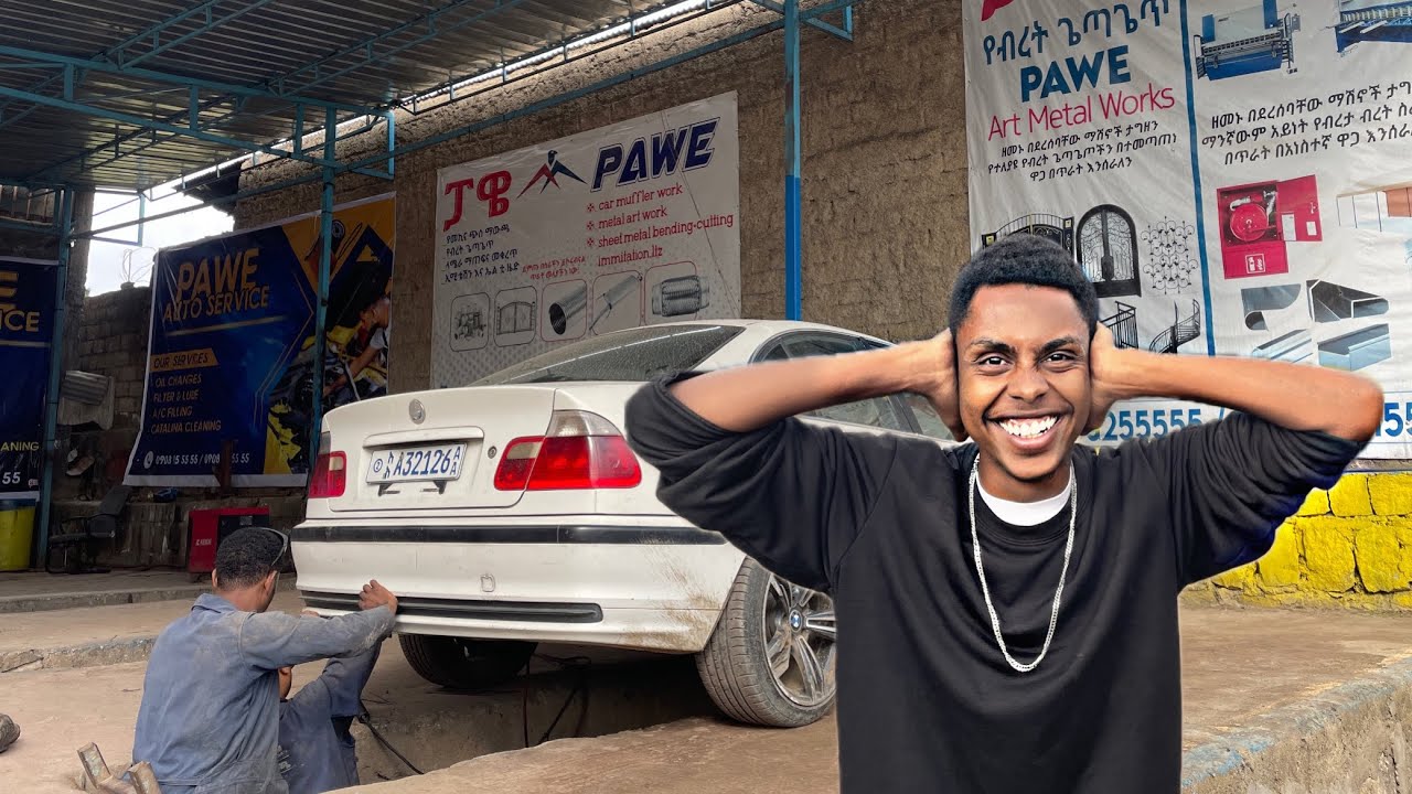 ጭስ ማውጫውን አሰራውት || i straight piped my bmw e46 gtr dream car