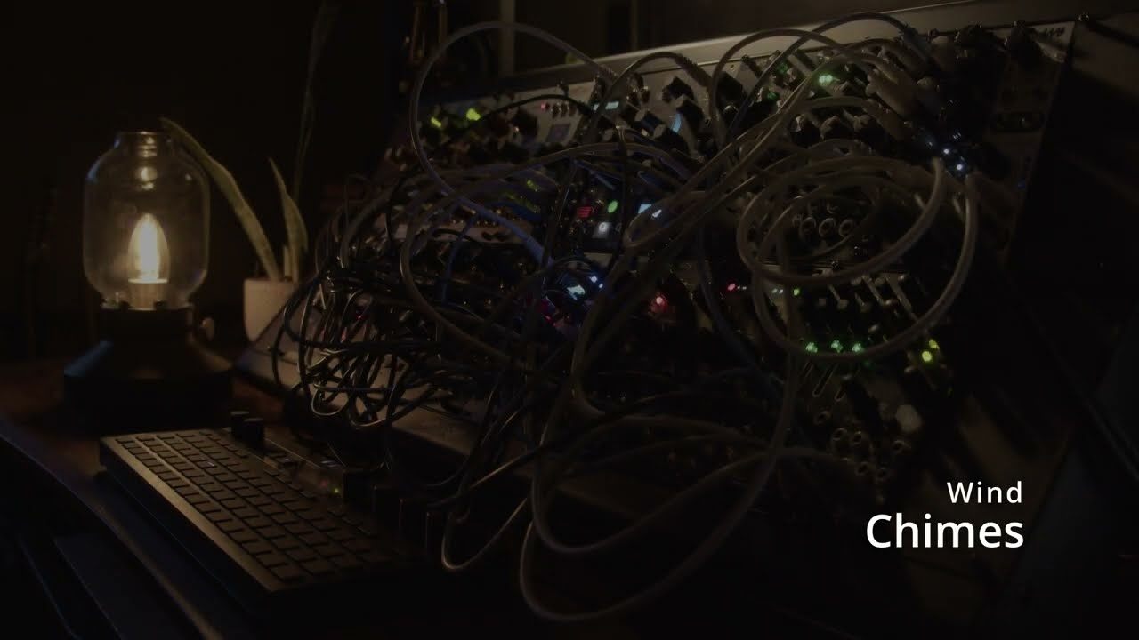 Wind Chimes - Generative Ambient // with Moog Mother 32, Rings, Morphagene and Tides
