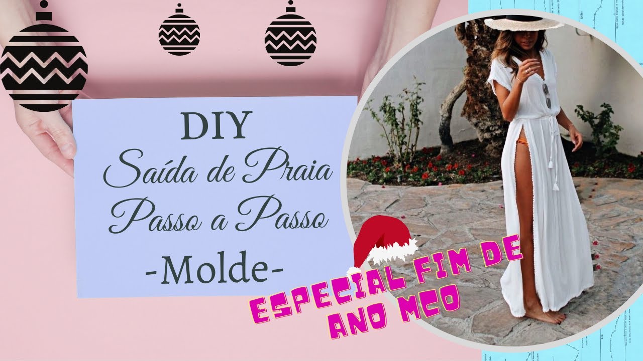 DIY – Saída de Praia Passo a Passo – Molde