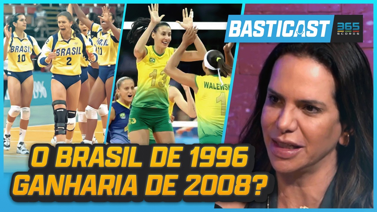 VIRNA DIAS RESPONDE SE O VÔLEI FEMININO DO BRASIL DE 1996 GANHARIA DA GERAÇÃO DE 2008