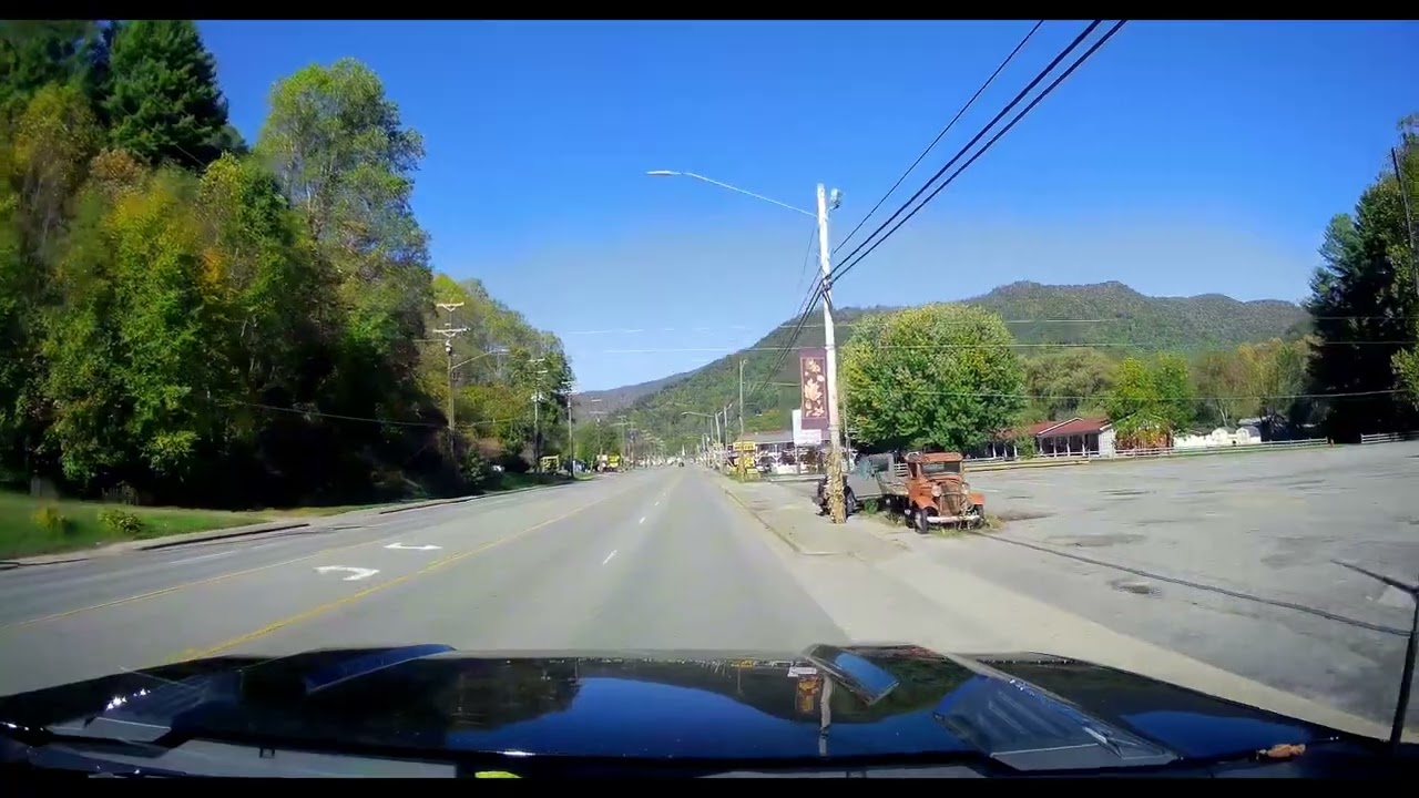 Waynesville NC to Maggie Valley NC in the fall