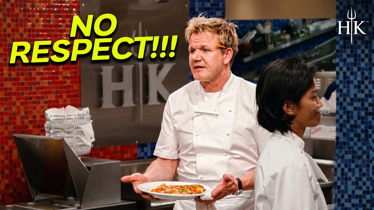 Chef Ramsay Hates Square Pizzas: They Do Not Belong in Fine Dining | Hell's Kitchen USA