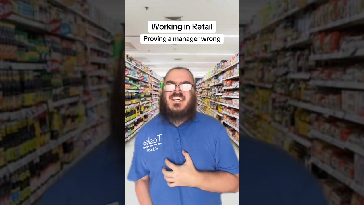Proving a manager wrong | Retail Life #retail #shorts