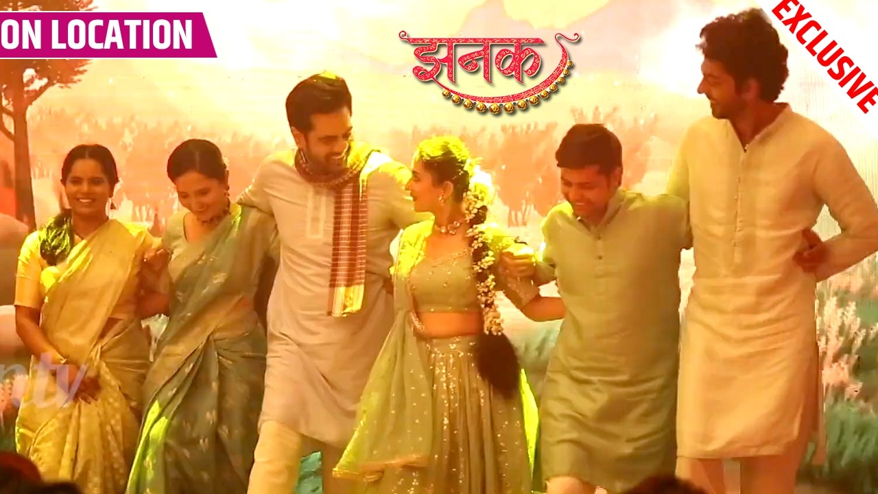 Jhanak | Jhanak Ne Apne Parivaar Ke Saath Apne Sangeet Ceremony Mein Kiya Perform | On Location