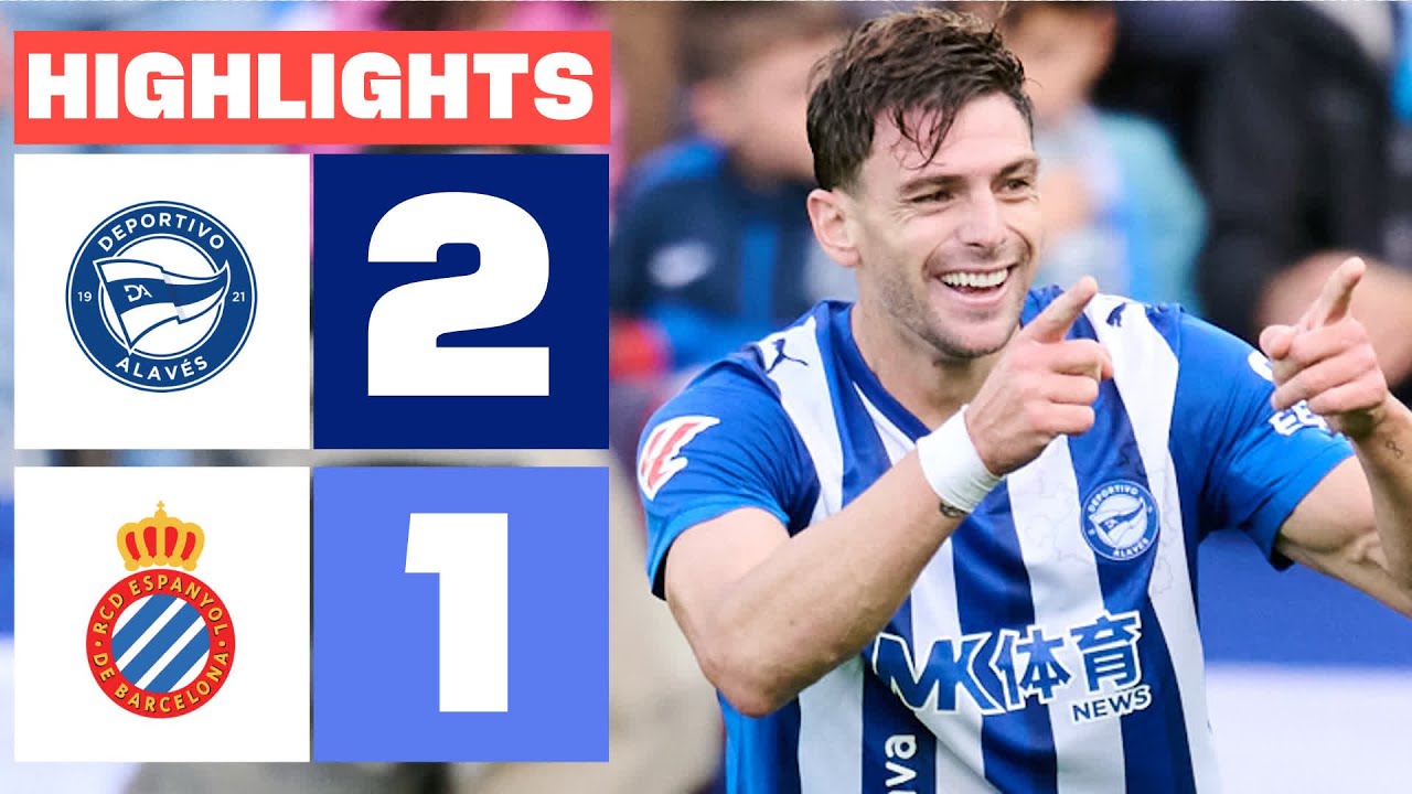 DEPORTIVO ALAV&Eacute;S 2 - 1 RCD ESPANYOL | RESUMEN LALIGA EA SPORTS