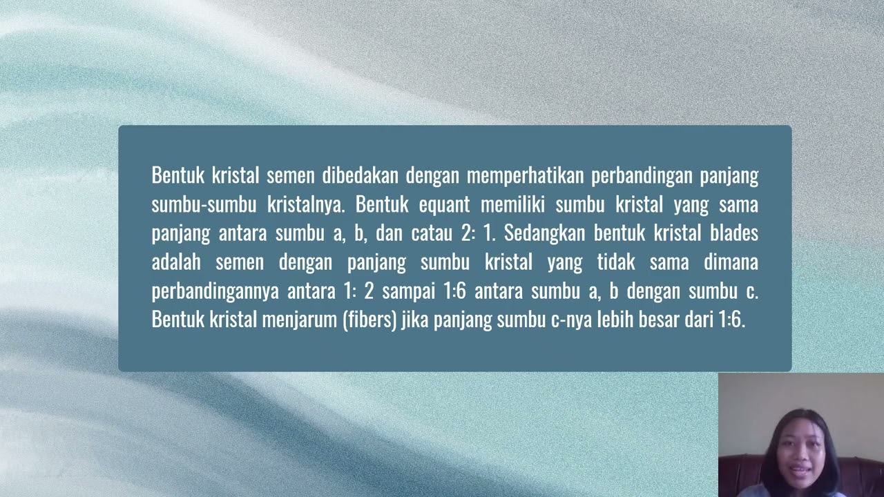 SEMEN DAN PORI PADA BATUAN KARBONAT 
