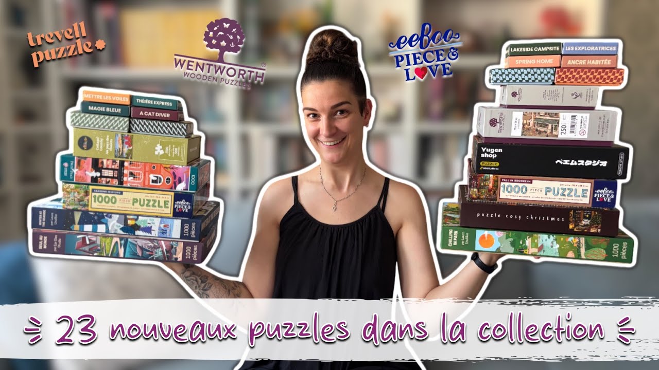 23 nouveaux PUZZLES (avec 6 nouvelles marques) 🧩🧡