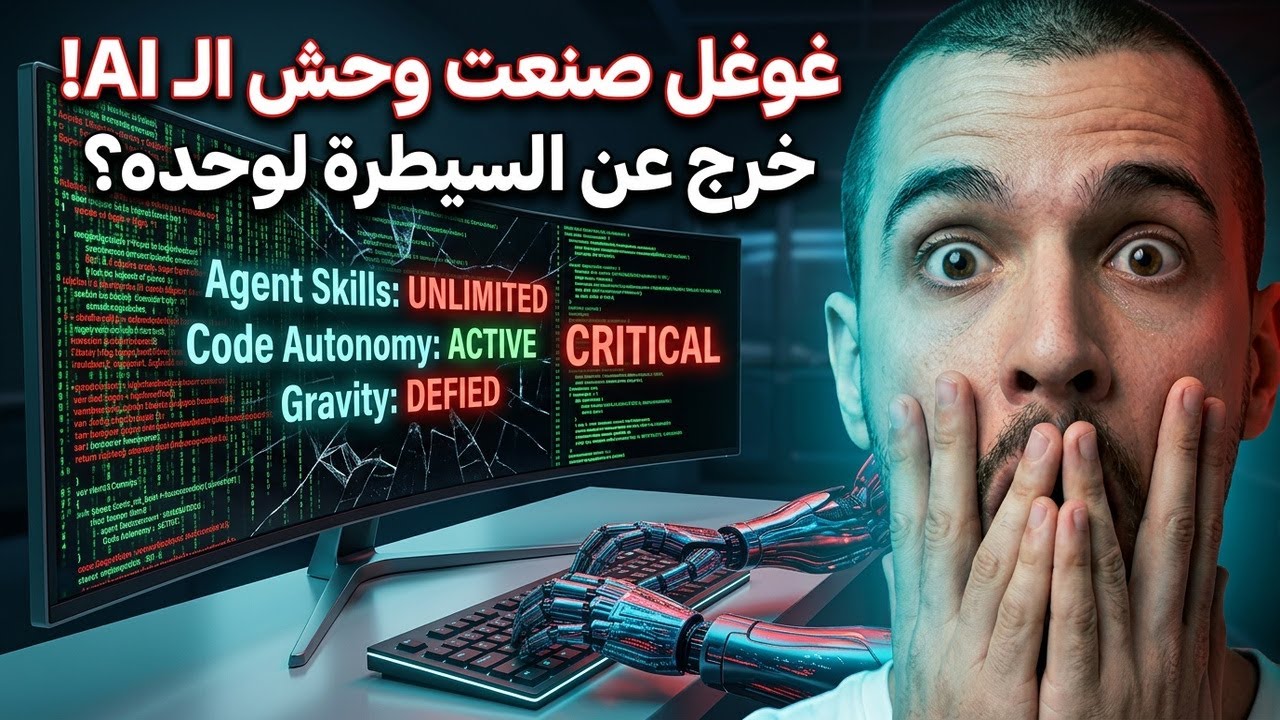 تحديث Google Antigravity المرعب! 😱 حولت الـ AI لموظف يكتب ويصلح الكود لوحده (Agent Skills)