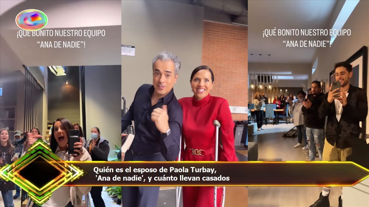 Quién es el esposo de Paola Turbay,  'Ana de nadie', y cuánto llevan casadosCo1