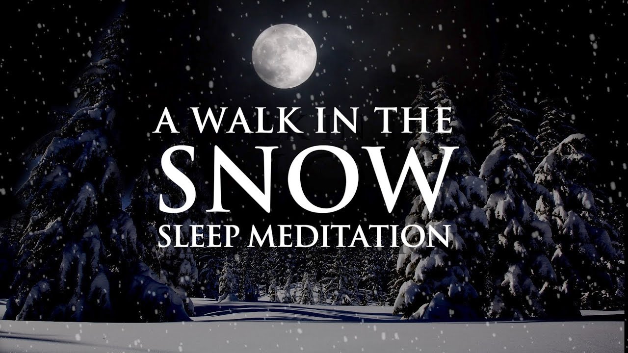 Guided meditation for overthinking and deep sleep - A walk in the snow