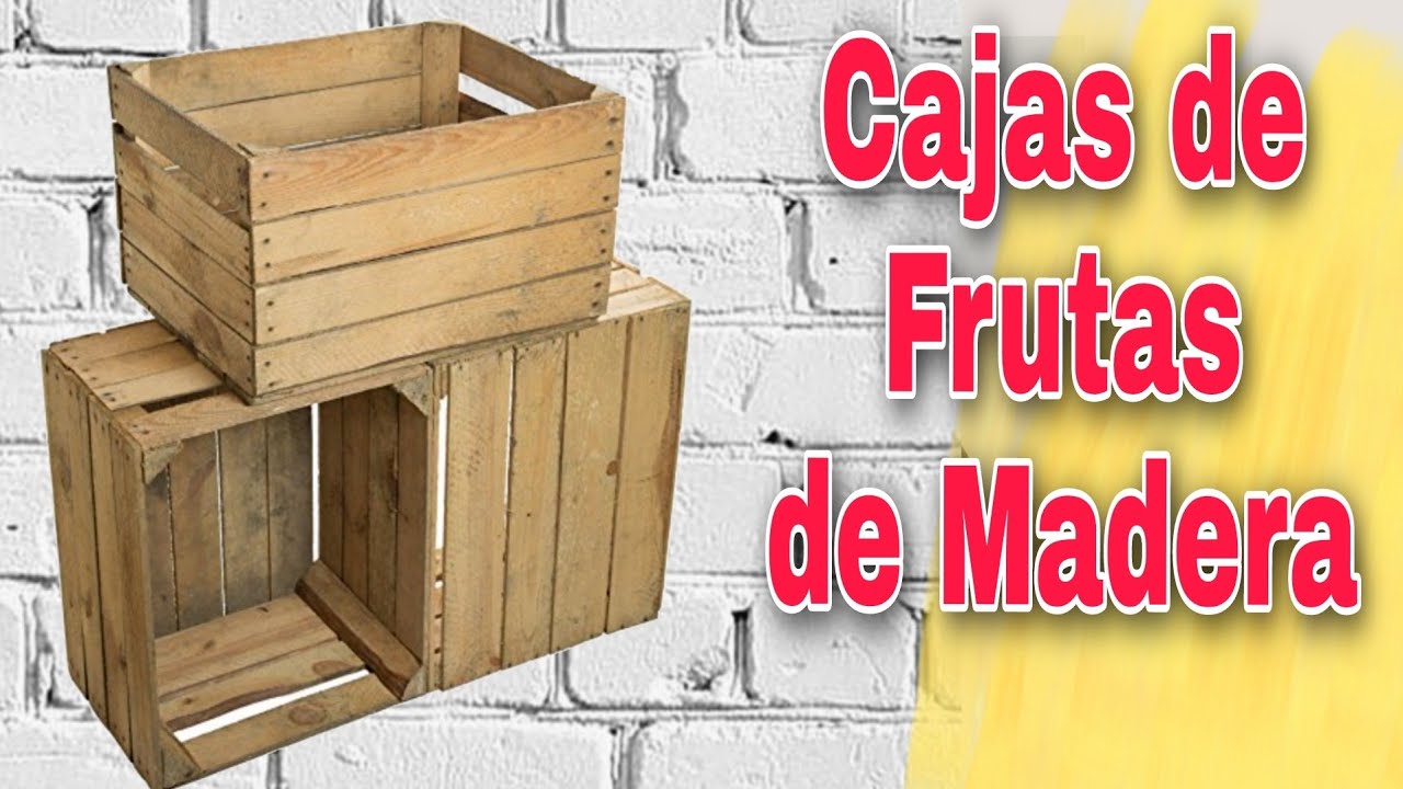 2 Super Ideas con CAJAS DE FRUTAS de Madera Fácil y Rápido de Hacer en casa| Artesanato