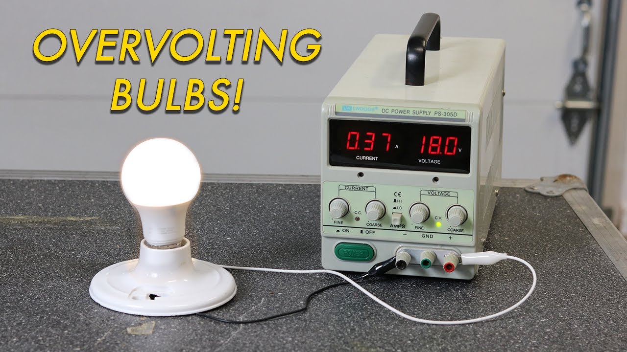 How to Run 12V Light Bulbs on 18V tool batteries