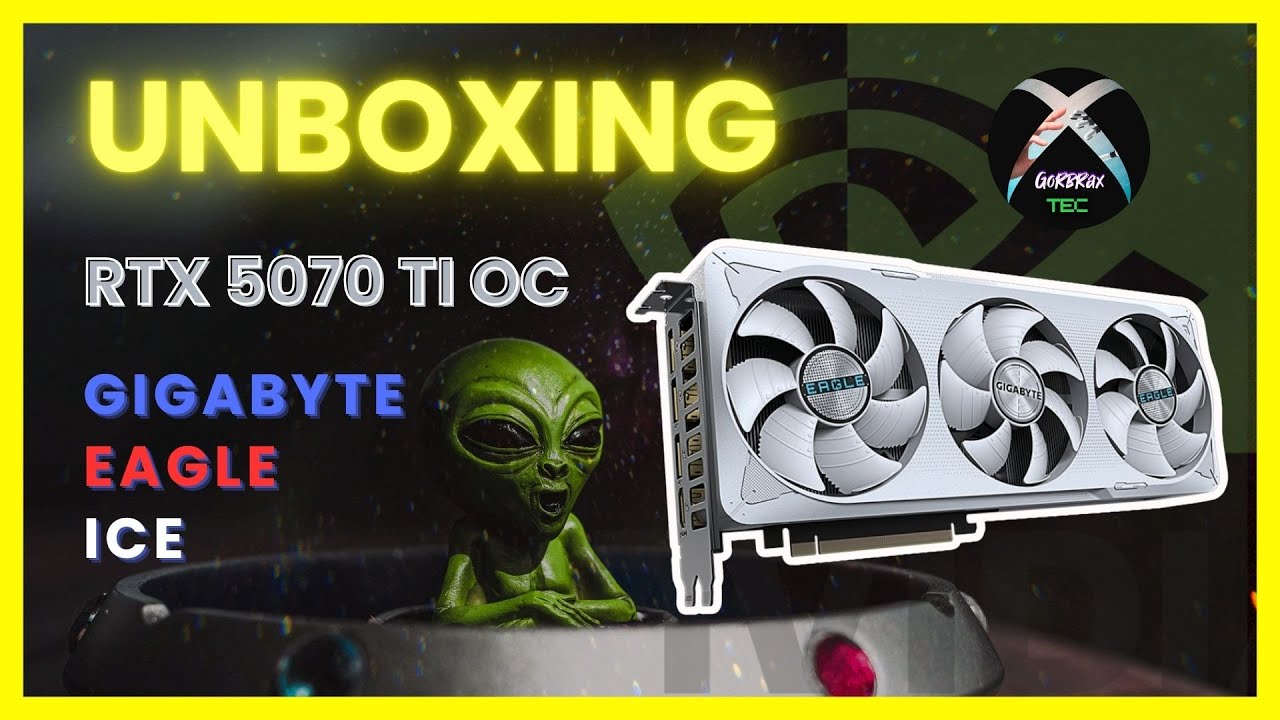 UNBOXING RTX 5070 Ti - Modelo Gigabyte Eagle OC ICE