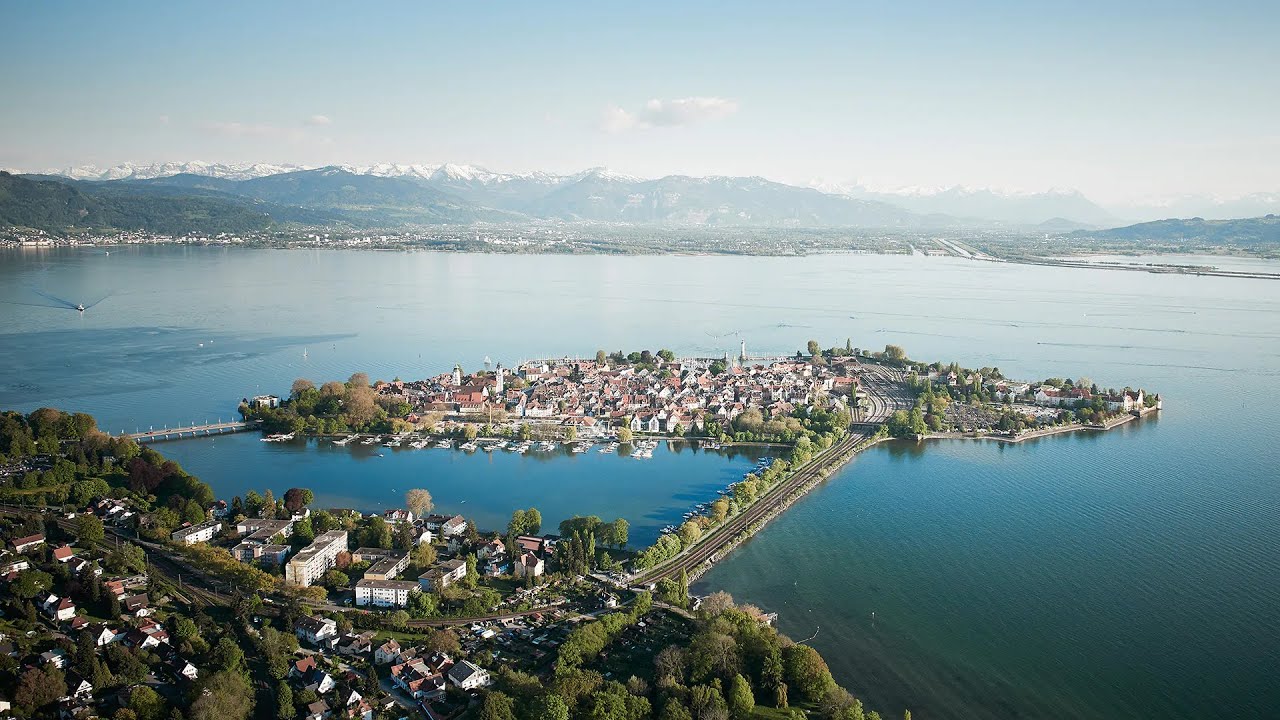 Поездка в Lindau Германии. Город на границе с Швейцарией и Австрией. Как я учу немецкий язык.