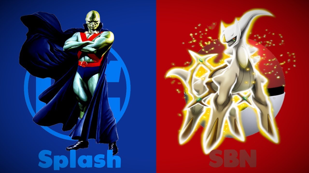 Vote who won! Splash vs SuperBearNeo DEBATE! (Martian Manhunter vs Arceus)
