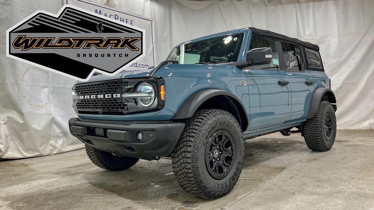 Обзор Ford Bronco WILDTRAK 2022 года — MacPhee Ford