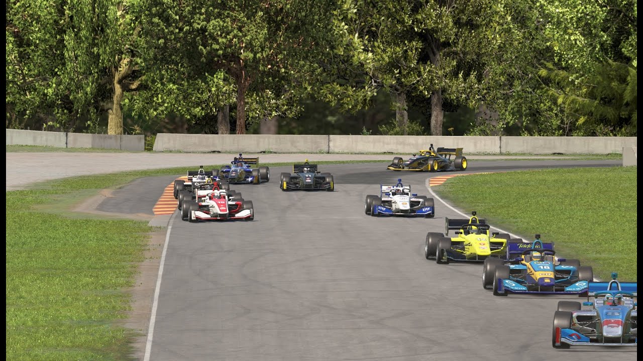 iRacing Motorsport Simulator - Dallara IL-15 (fixed setups) - Road America - 11 lap race