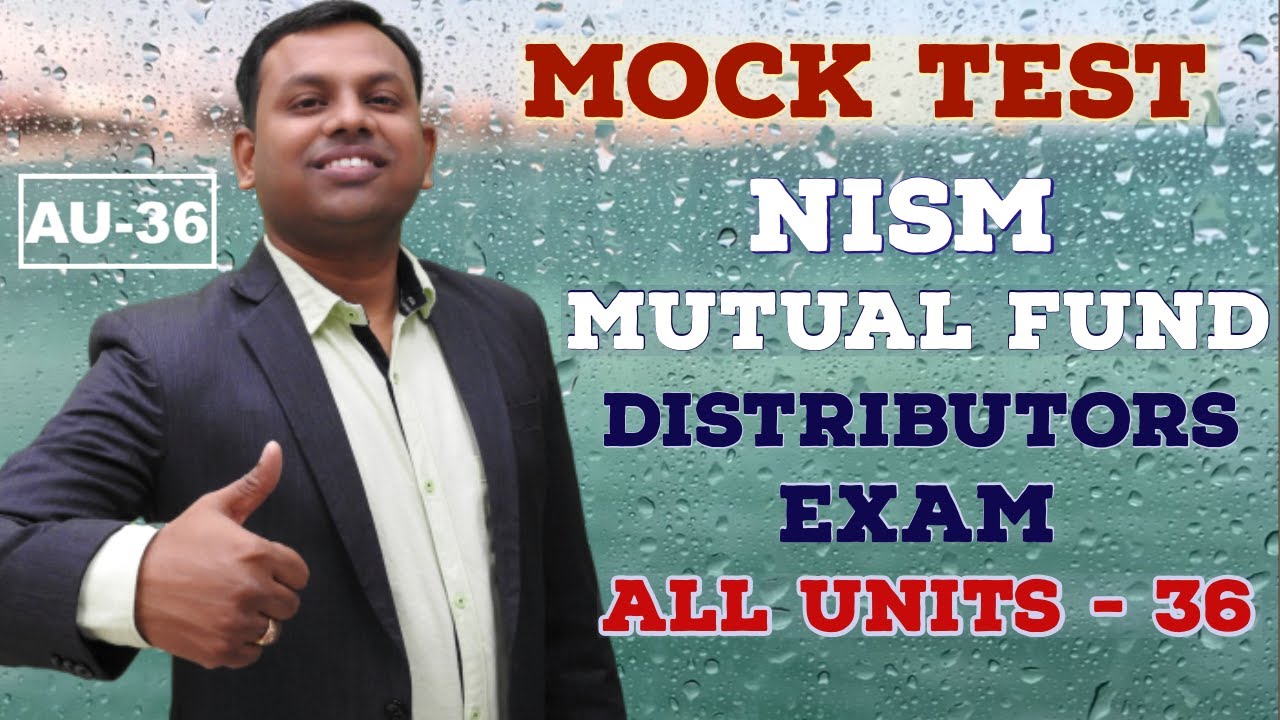 NiSM Mutual Fund Mock Test  All Units 36 Hindi
