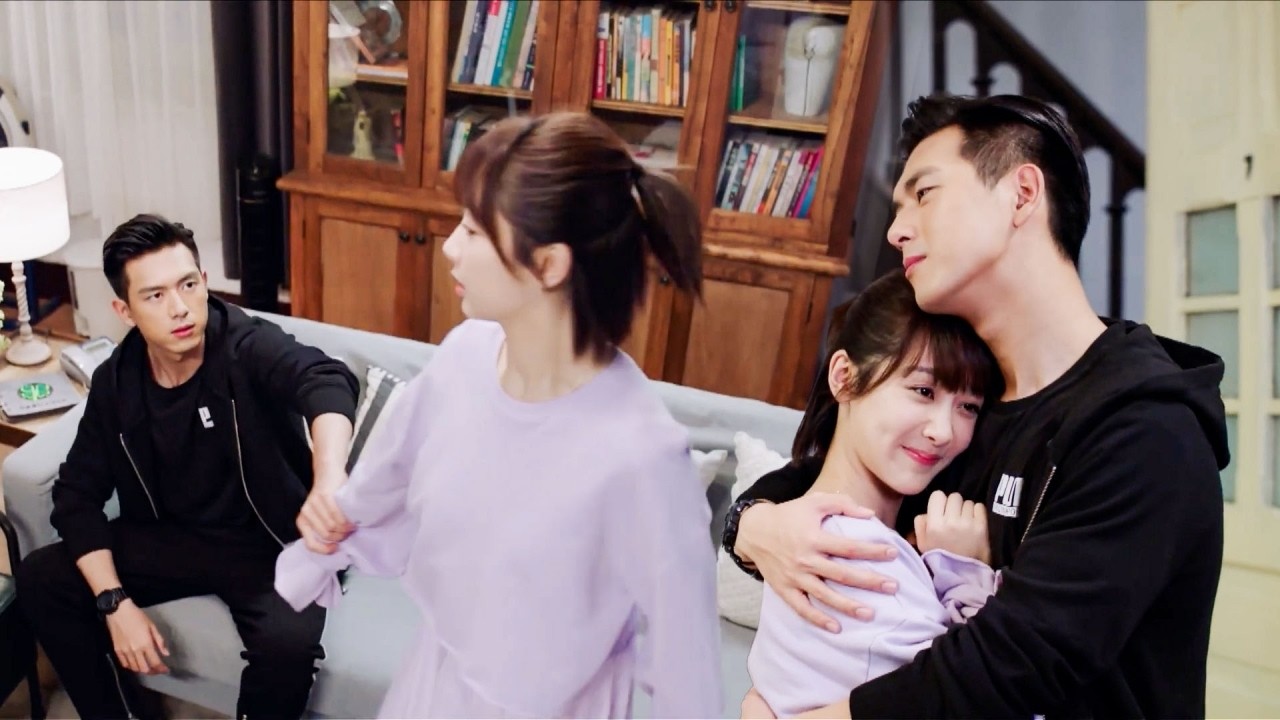CEO visits his girl at night! Tense teasing leads to a passionate, uncontrollable kiss!