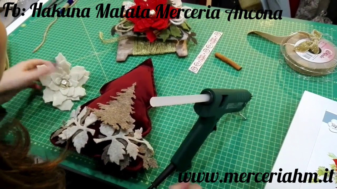 Tutorial albero di Natale imbottito e decorato