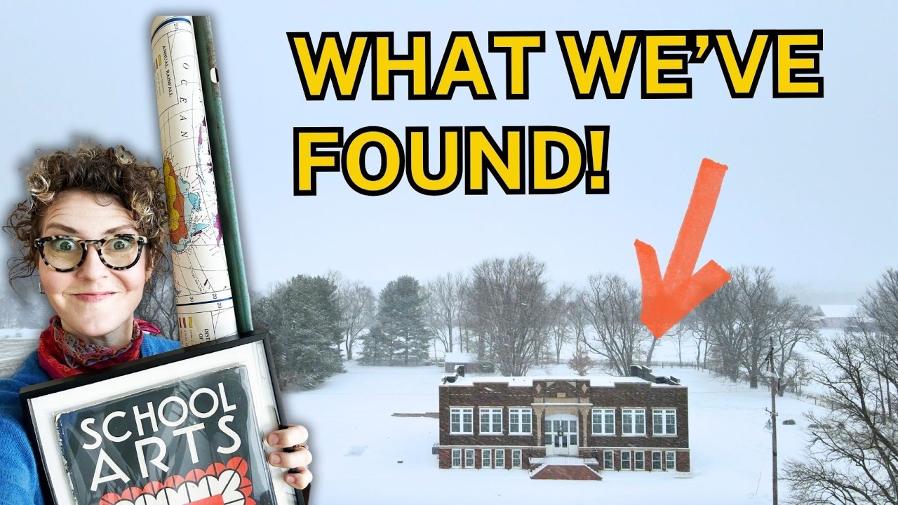 Transforming our 1914 Schoolhouse: We found TREASURES!