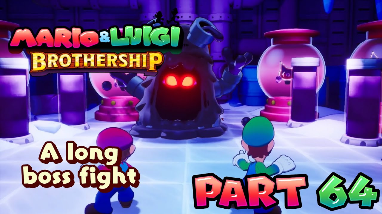The Struggle against Glohm Pipegunk | Mario & Luigi Brothership #64