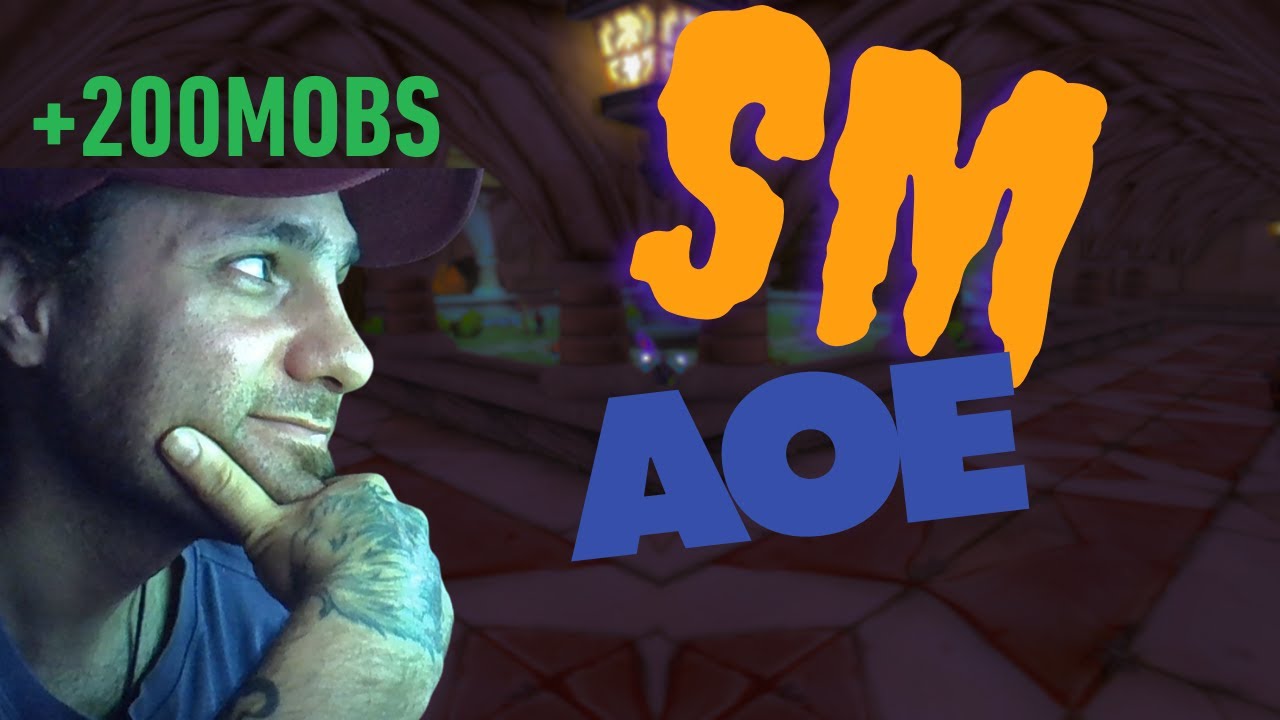 Wow Classic  SM (Scarlet Monastery) AOE GoldFarm 200Mobs 12Min