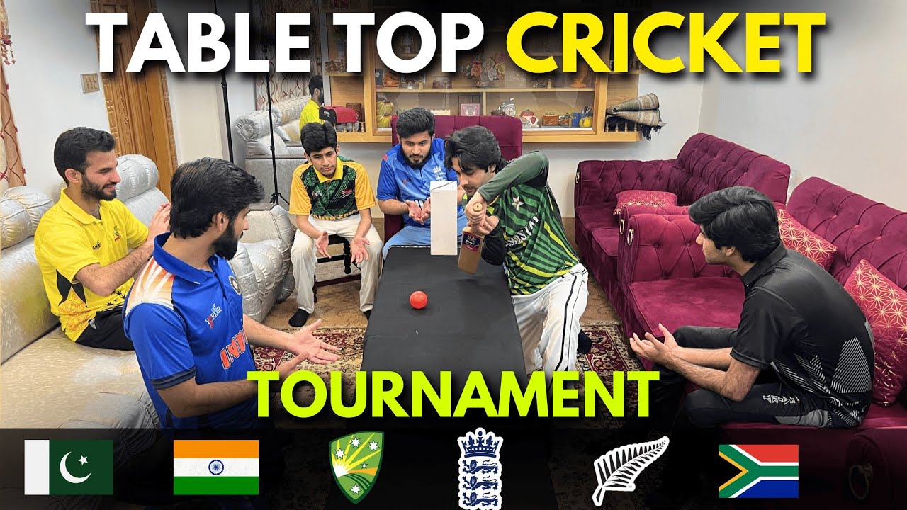 We Created World's FIRST Table Top Cricket Tournament | Group Stage Matches 1 & 2