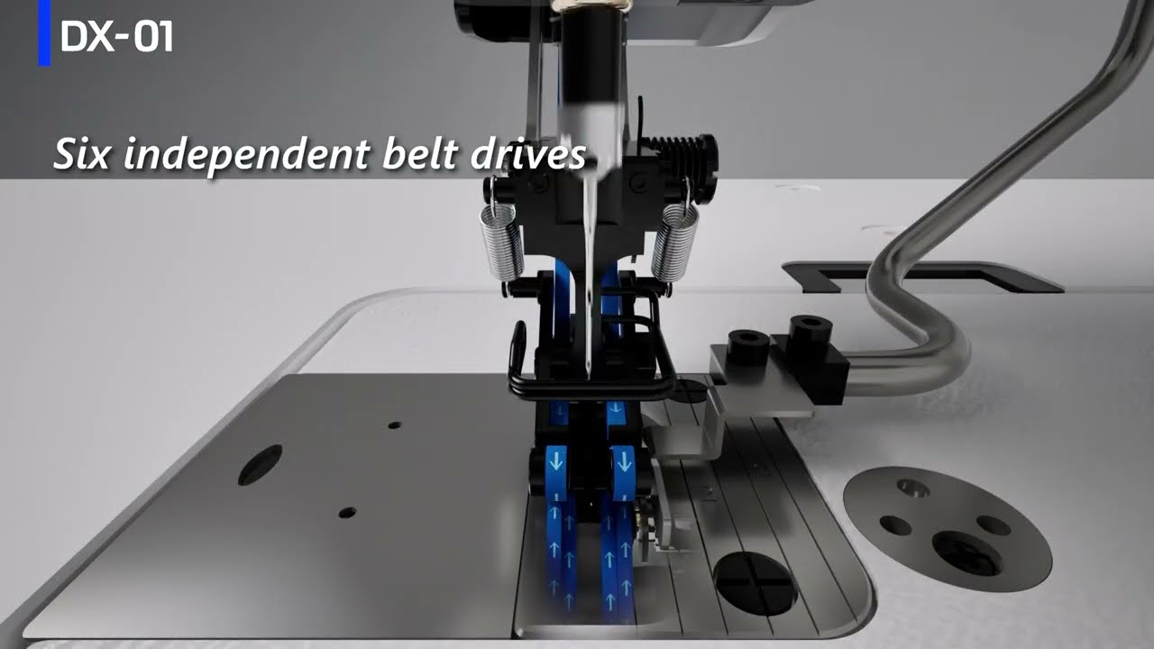 DX-01 6-belt feed assist mechanism