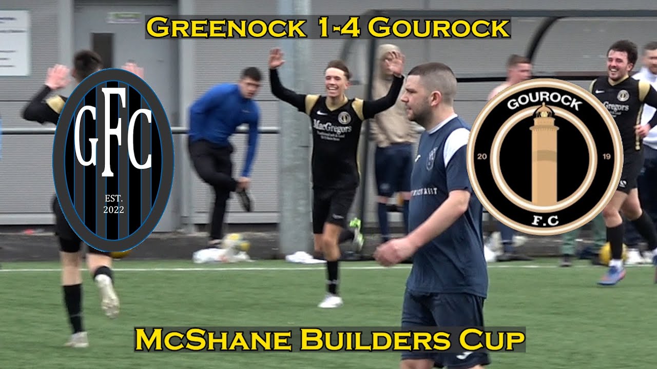 HIGHLIGHTS: Greenock 1-4 Gourock - McShane Builders Cup - 14/04/24