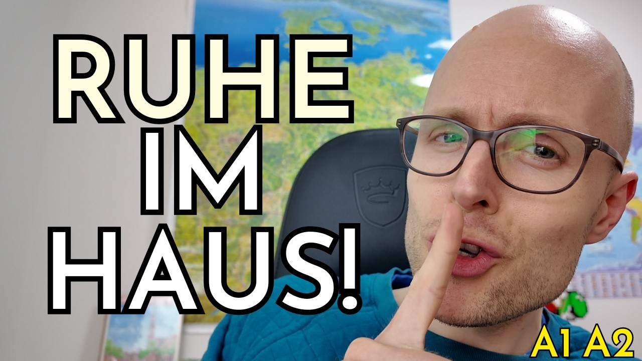 Slow German – Easy Listening (A1–A2) | Das deutsche Treppenhaus – Regeln, Nachbarn und Ruhezeit