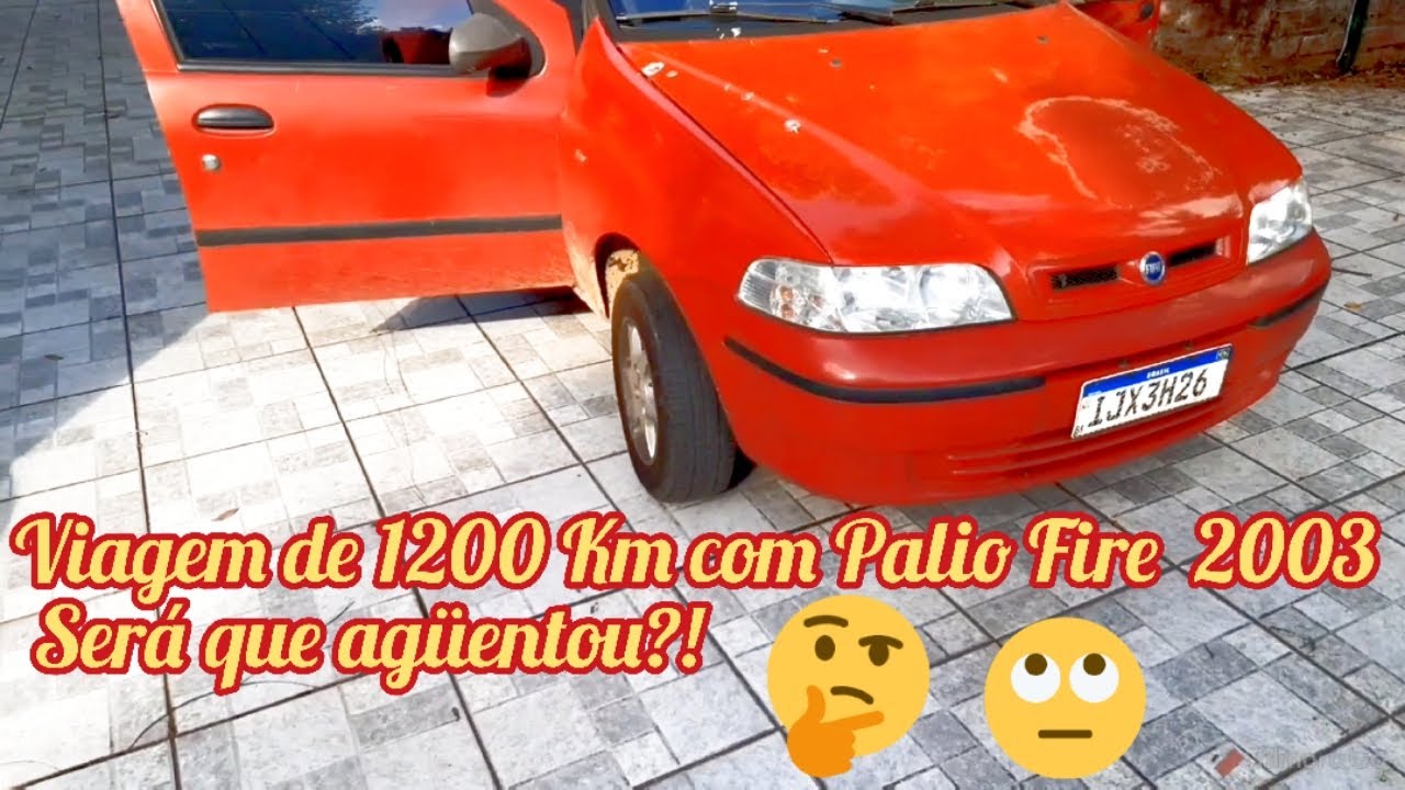 1200 Km com o FIAT Palio Fire 2003!