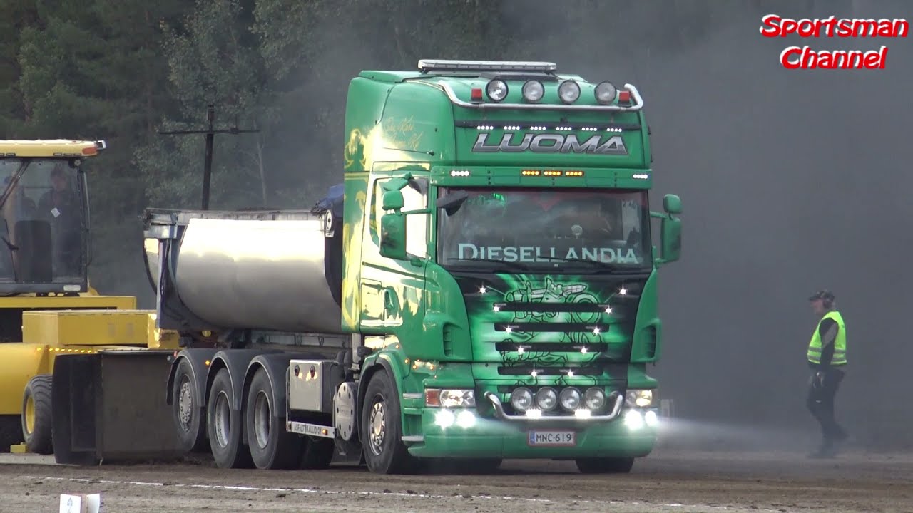 Tieliikenne Kuorma-Autot Truck Pulling Humppila 4.9.2021