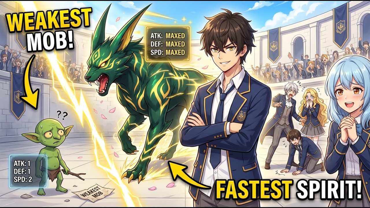 He's The Weakest Mob In A Game World, But He Has 5 Months To SHOCK The Entire Academy!