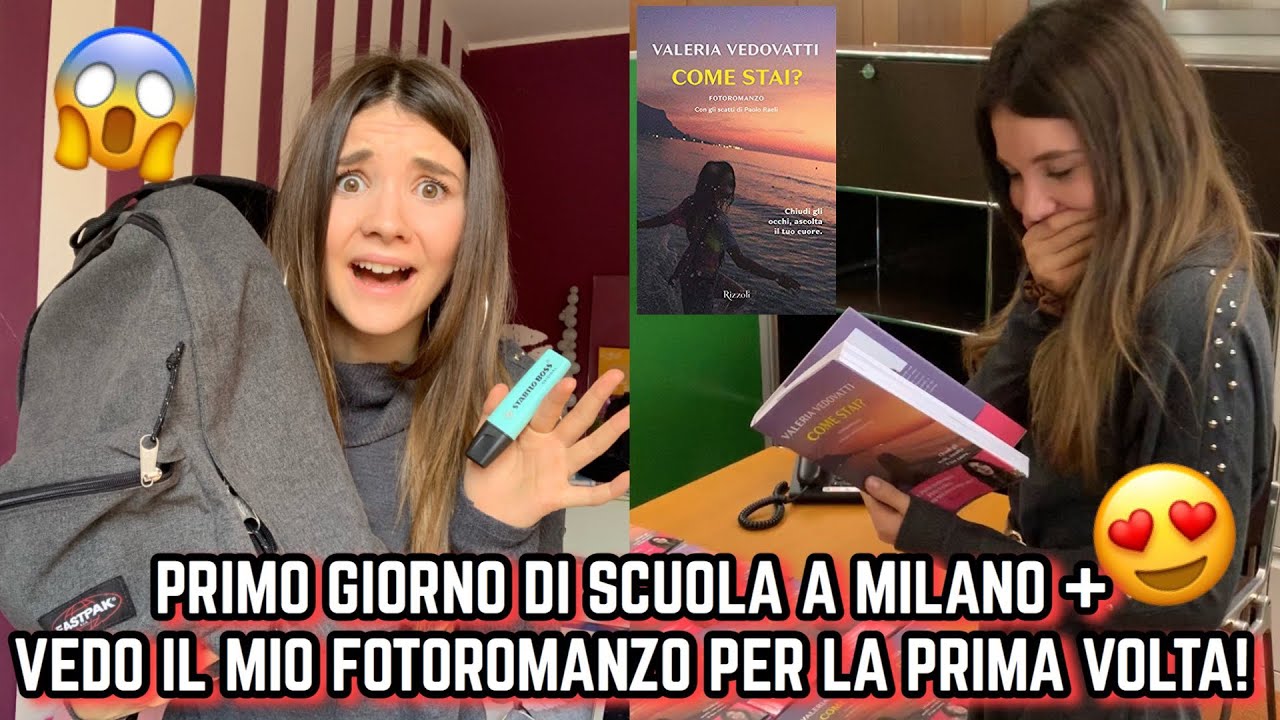 IL MIO PRIMO GIORNO DI SCUOLA + VEDO PER LA PRIMA VOLTA IL MIO FOTOROMANZO! ♕