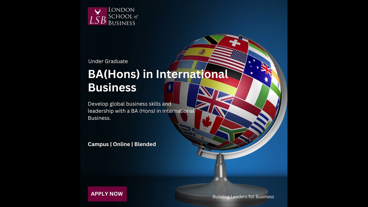 Step into global opportunities with International Business.