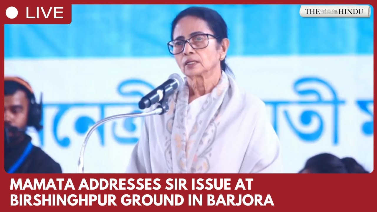 Around 60 people have died due to SIR in West Bengal: West Bengal CM Mamata Banerjee  in Barjora