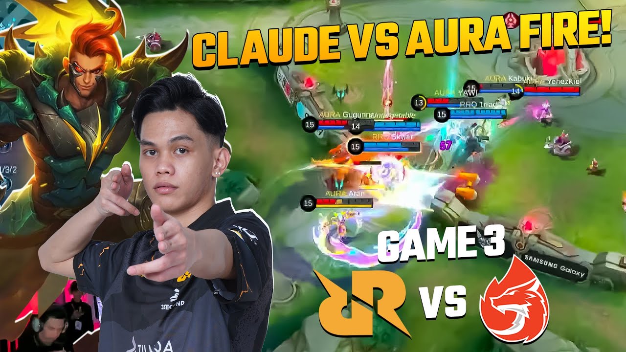 1 SEASON CLAUDE SKYLAR DI BAN AKHIRNYA BISA DI PAKE LAGI !!! RRQ HOSHI VS AURA FIRE MATCH 3