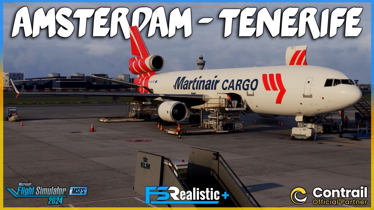 ✈️ Retro Martinair Cargo MD11 Send to Tenerife! ✈️ EHAM - GCTS