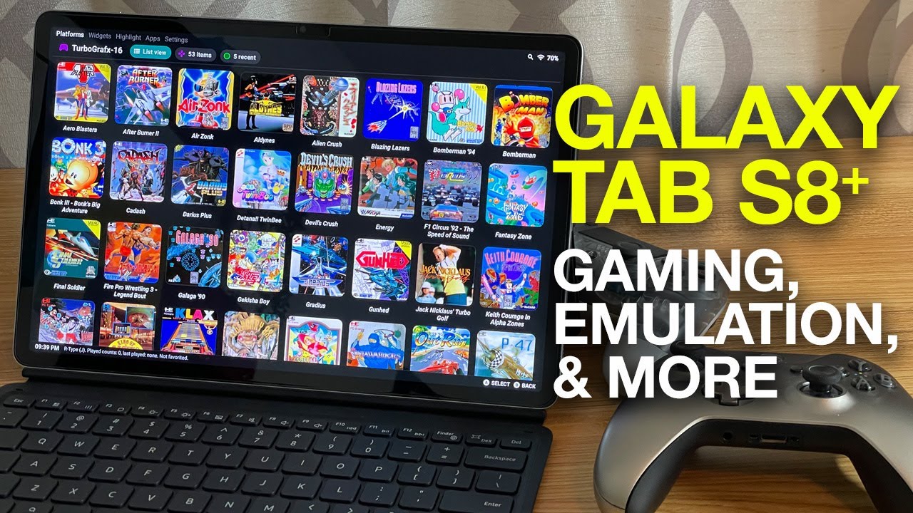 Samsung Galaxy Tab S8 Plus - Gaming Emulation and PC Game Streaming