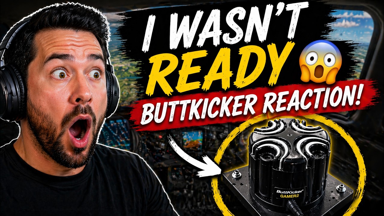 My true honest review and reaction to the ButtKicker Simulation Kit