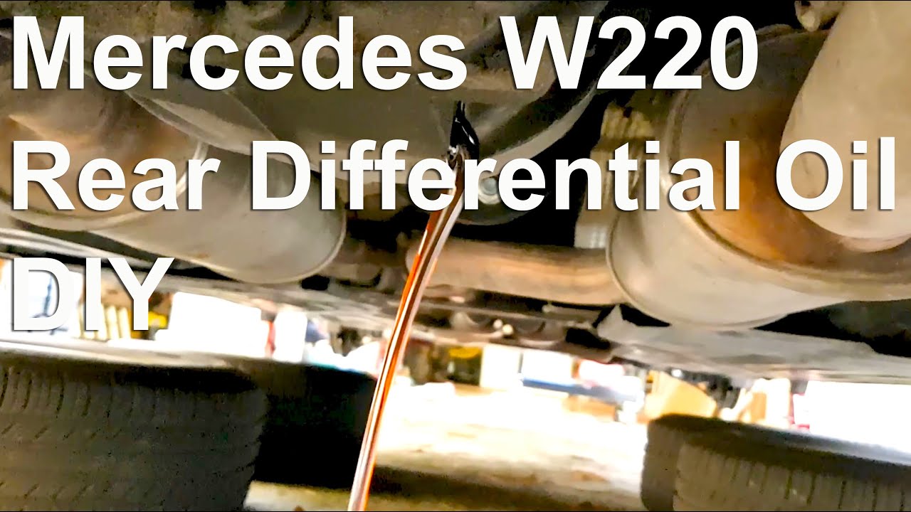Замена дифференциала Mercedes W220 S500 и S430