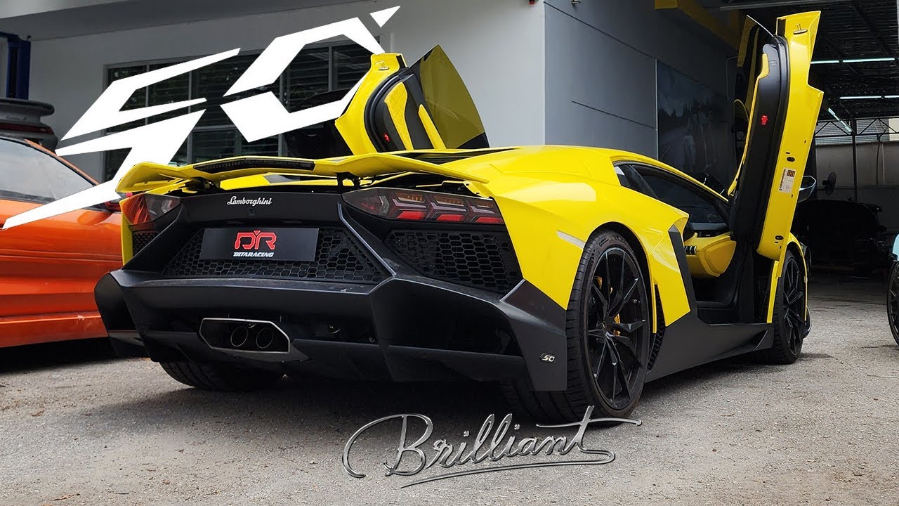 INSANE LOUD LIMITED EDITION AVENTADOR BRILLIANT EXHAUST |CRAZY F1 SOUND | LP720-4 50TH ANNIVERSARIO