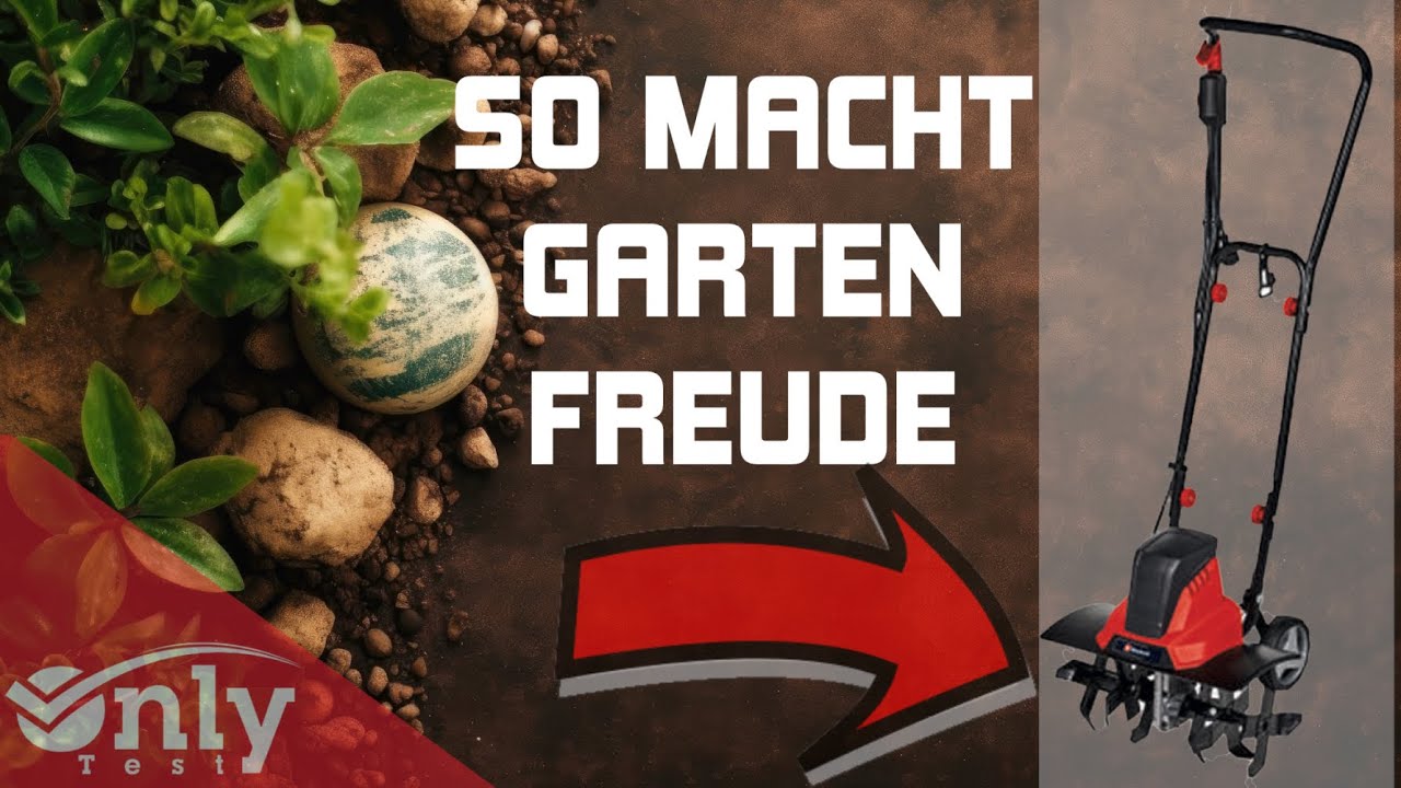 Efficient gardening: Masterful tilling with the Einhell electric tiller - test