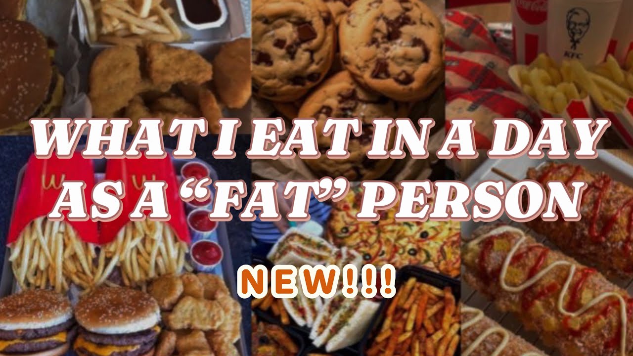 WHAT I EAT IN A DAY AS A “FAT” PERSON! 🍩 || TIKTOK COMPILATION ||