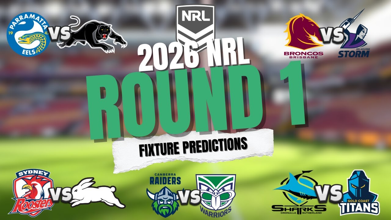 Прогнозируем матчи 1-го тура NRL 2026 года!